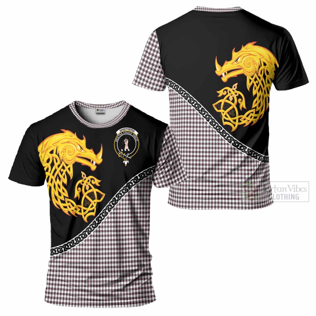 Shepherd Tartan Crest T-Shirt Legendary Dragon Knot Half Style
