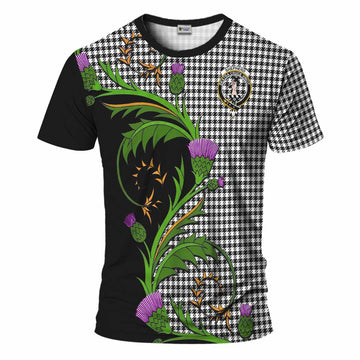 Shepherd Tartan Crest T-Shirt Scottish Thistle Pride Heritage Art