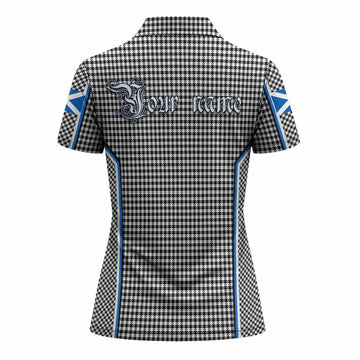 Shepherd Tartan Crest Women's Polo Shirt Scotland Coat of Arm Flag Style - Tartan Vibes Clothing