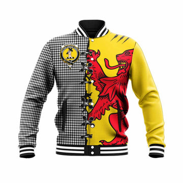 Shepherd Tartan Family Crest Baseball Jacket Lion Rampant Honor
