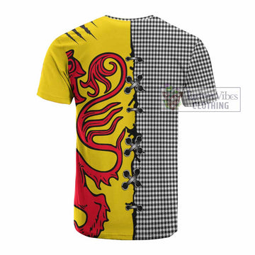 Shepherd Tartan Family Crest Cotton T-shirt Lion Rampant Honor - Tartan Vibes Clothing