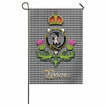 Shepherd Tartan Family Crest Garden Flag Royal Thistle Welcome Style