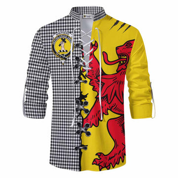 Shepherd Tartan Family Crest Ghillie Kilt Shirt Lion Rampant Honor