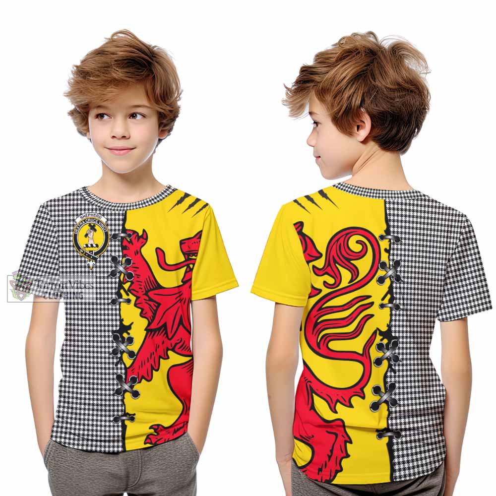 Shepherd Tartan Family Crest Kid T-shirt Lion Rampant Honor - Tartan Vibes Clothing