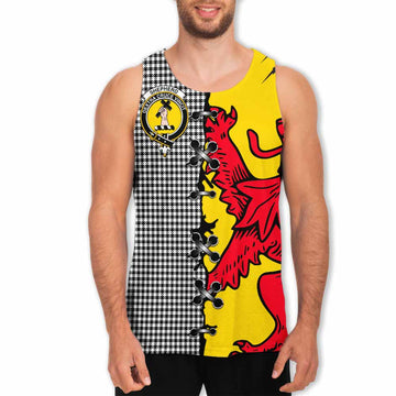 Shepherd Tartan Family Crest Men Tank Top Lion Rampant Honor - Tartan Vibes Clothing