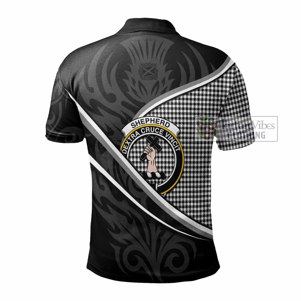 Shepherd Tartan Family Crest Polo Shirt Celtic Scottish Thistle Floral - Tartan Vibes Clothing