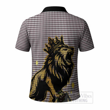 Shepherd Tartan Family Crest Polo Shirt Crowned Lion Roaring