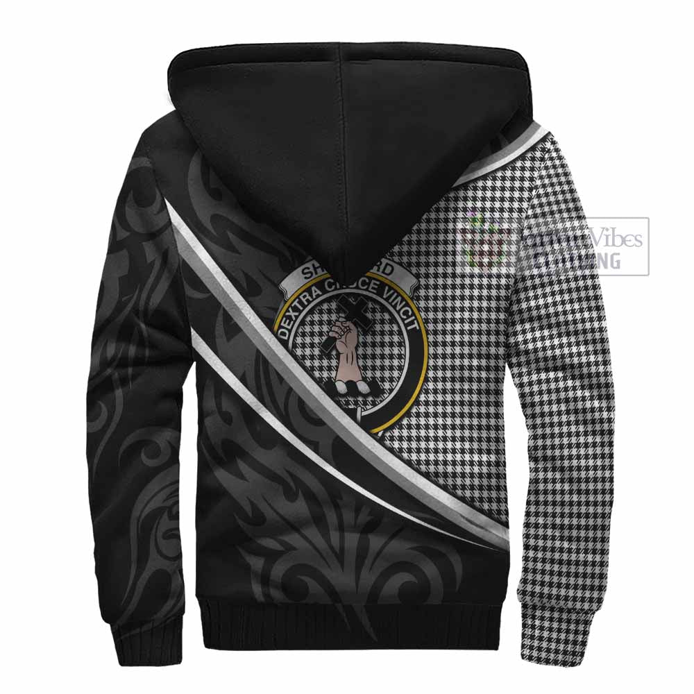 Shepherd Tartan Family Crest Sherpa Hoodie Celtic Scottish Thistle Floral - Tartan Vibes Clothing