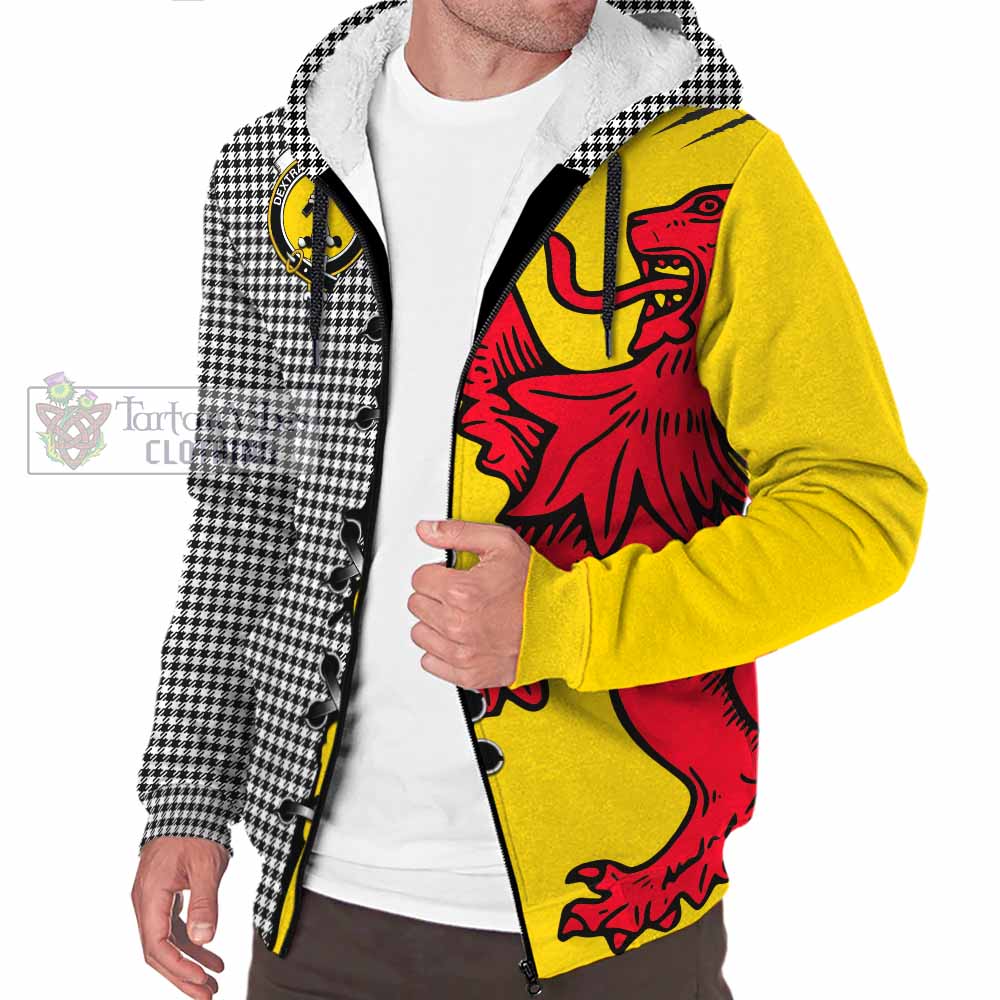 Shepherd Tartan Family Crest Sherpa Hoodie Lion Rampant Honor - Tartan Vibes Clothing