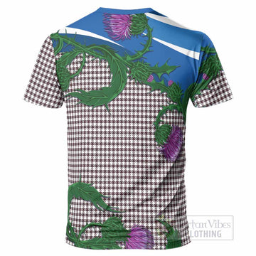 Shepherd Tartan Family Crest T-Shirt Thistle in Minimalism