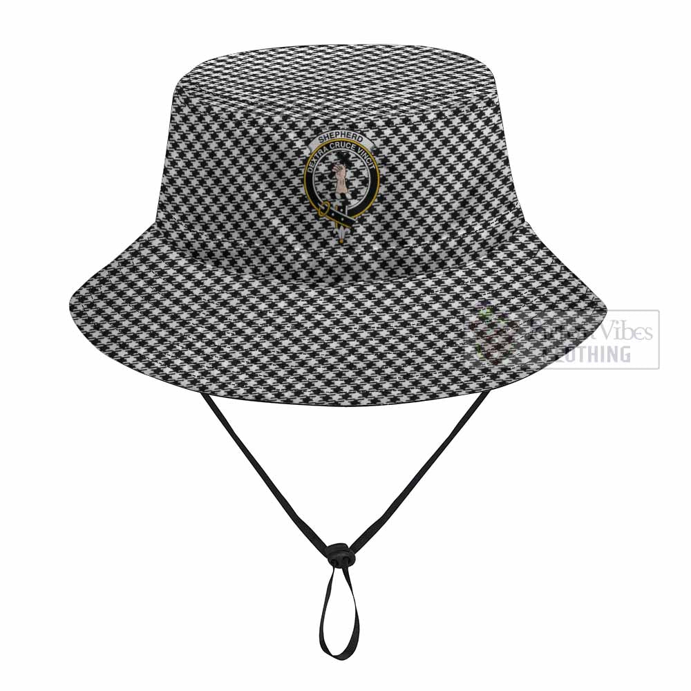 Shepherd Tartan Fishing Hat with Family Crest