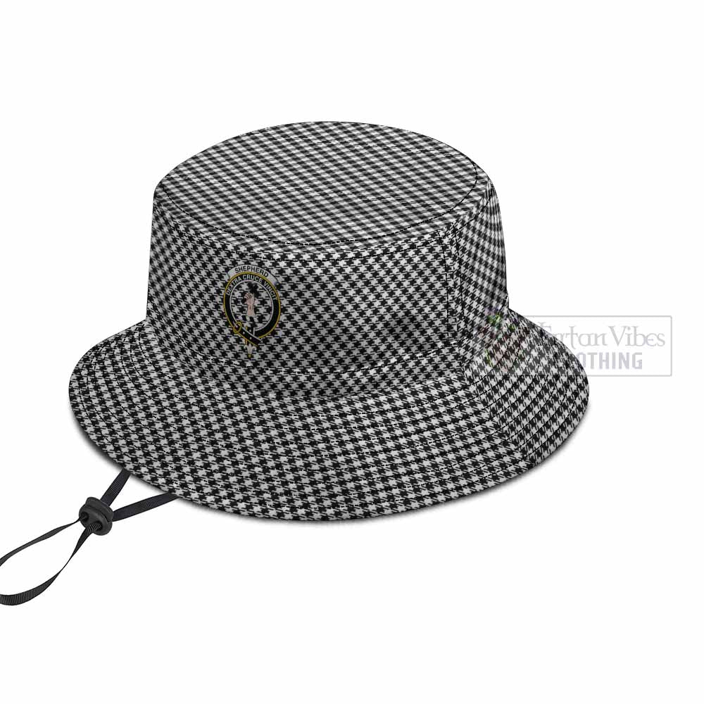 Shepherd Tartan Fishing Hat with Family Crest