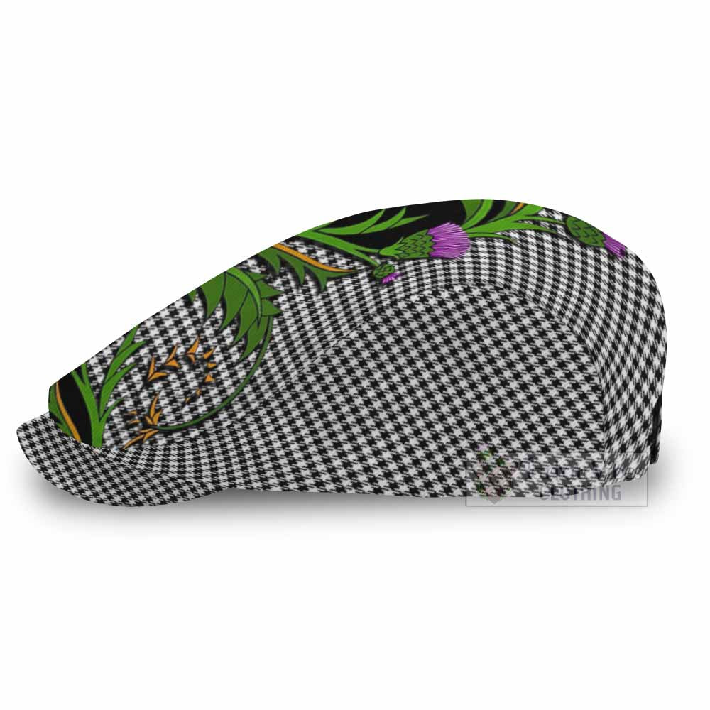 Shepherd Tartan Flat Cap, Jeff Cap Scottish Thistle Pride Heritage Art