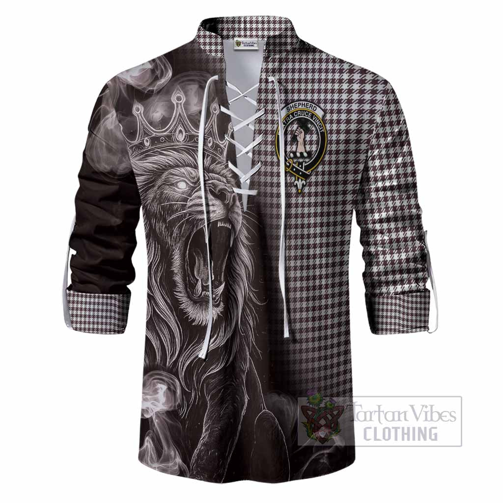 Shepherd Tartan Ghillie Shirt Roaring Lion Heritage