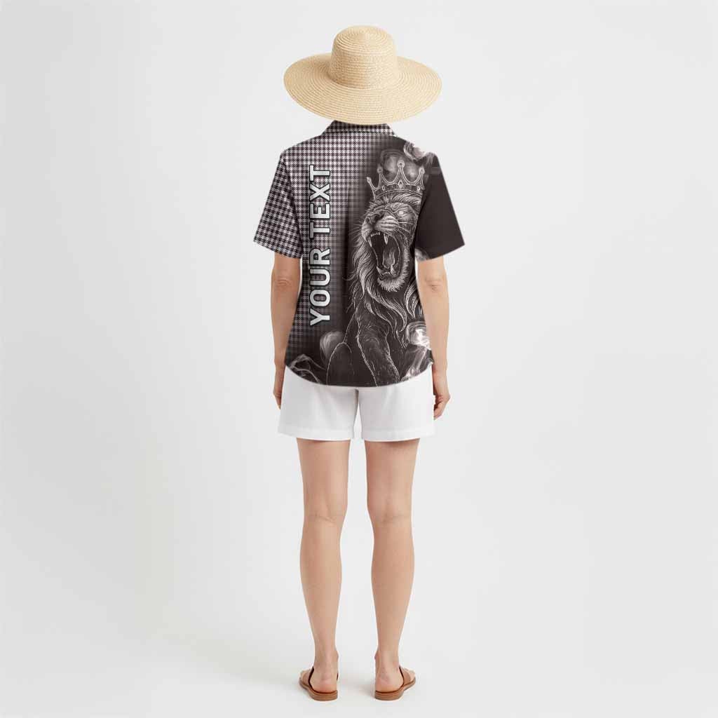 Shepherd Tartan Hawaiian Shirt Roaring Lion Heritage