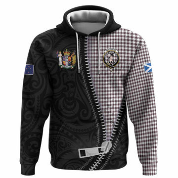 Shepherd Tartan Hoodie New Zealand Pattern Unique Zipper Stylized