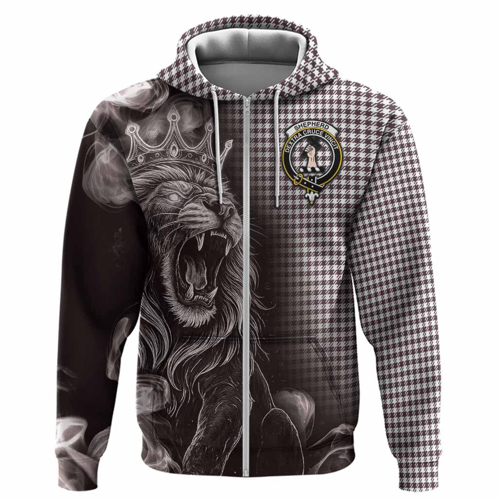 Shepherd Tartan Hoodie Roaring Lion Heritage