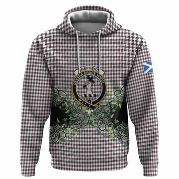 Shepherd Tartan Hoodie Thistle Scottish Spirit