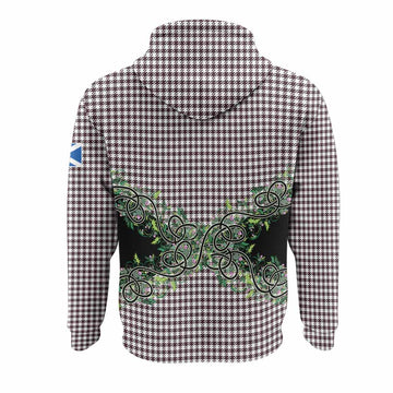 Shepherd Tartan Hoodie Thistle Scottish Spirit