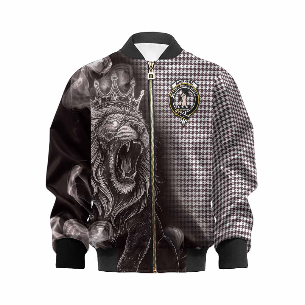 Shepherd Tartan Kid Bomber Jacket Roaring Lion Heritage