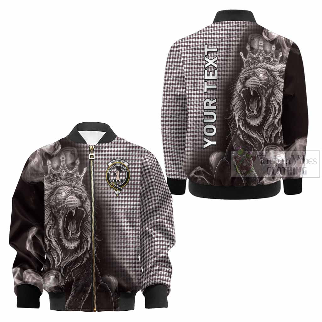 Shepherd Tartan Kid Bomber Jacket Roaring Lion Heritage