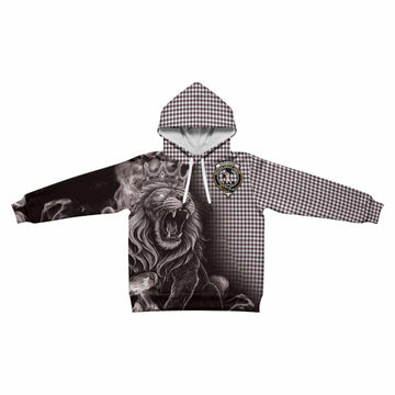 Shepherd Tartan Kid Hoodie Roaring Lion Heritage