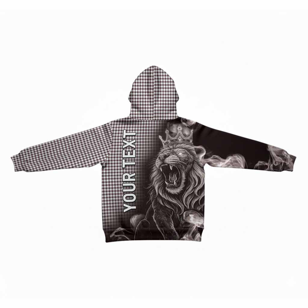 Shepherd Tartan Kid Hoodie Roaring Lion Heritage