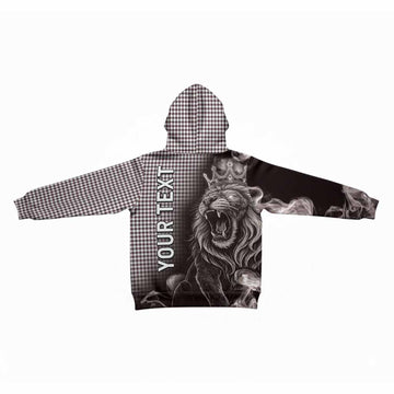 Shepherd Tartan Kid Hoodie Roaring Lion Heritage