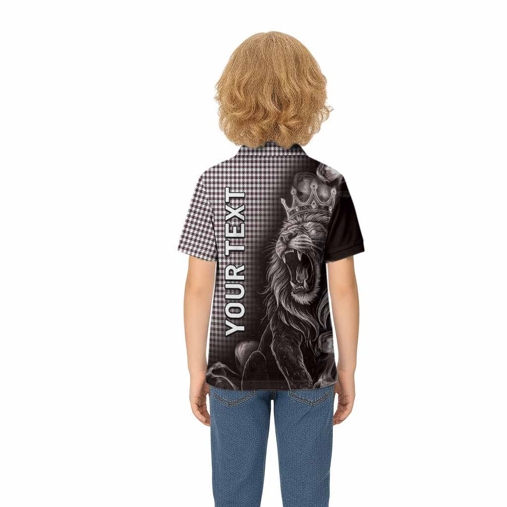 Shepherd Tartan Kid Polo Shirt Roaring Lion Heritage
