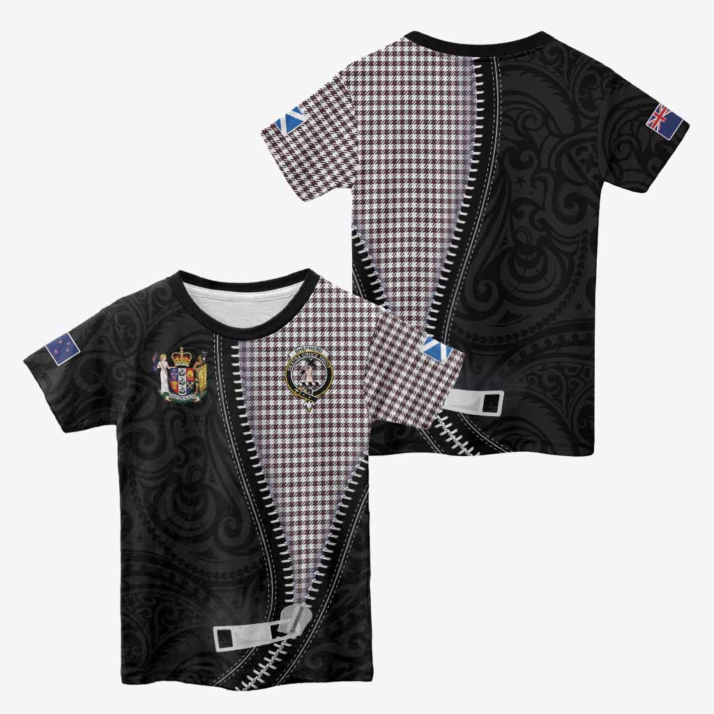 Shepherd Tartan Kid T-shirt New Zealand Pattern Unique Zipper Stylized