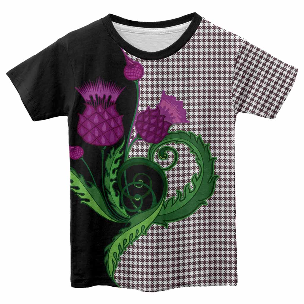 Shepherd Tartan Kid T-shirt Traditional Scottish Thistle