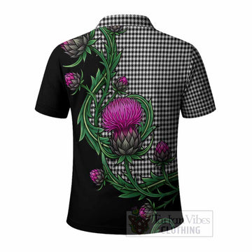Shepherd Tartan Polo Shirt Resilient Scottish Thistle