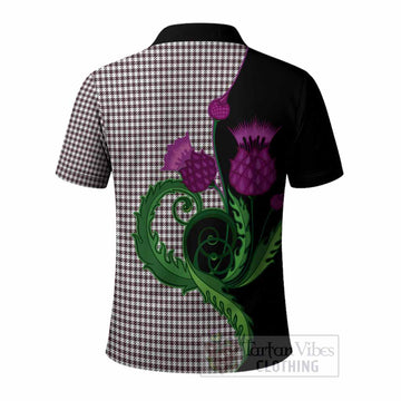 Shepherd Tartan Polo Shirt Traditional Scottish Thistle
