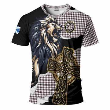 Shepherd Tartan Scottish T-Shirt Lion Celtic Heritage