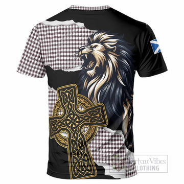 Shepherd Tartan Scottish T-Shirt Lion Celtic Heritage