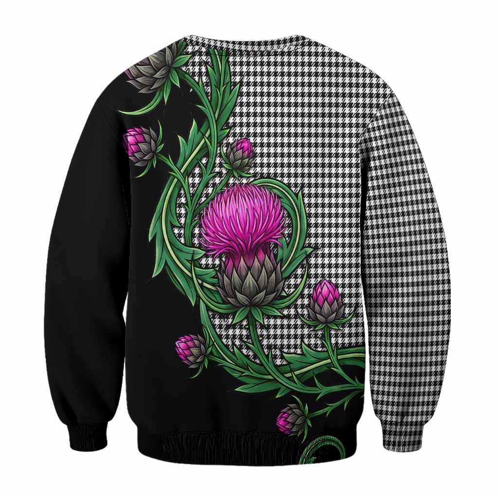 Shepherd Tartan Sweatshirt Resilient Scottish Thistle - Tartan Vibes Clothing