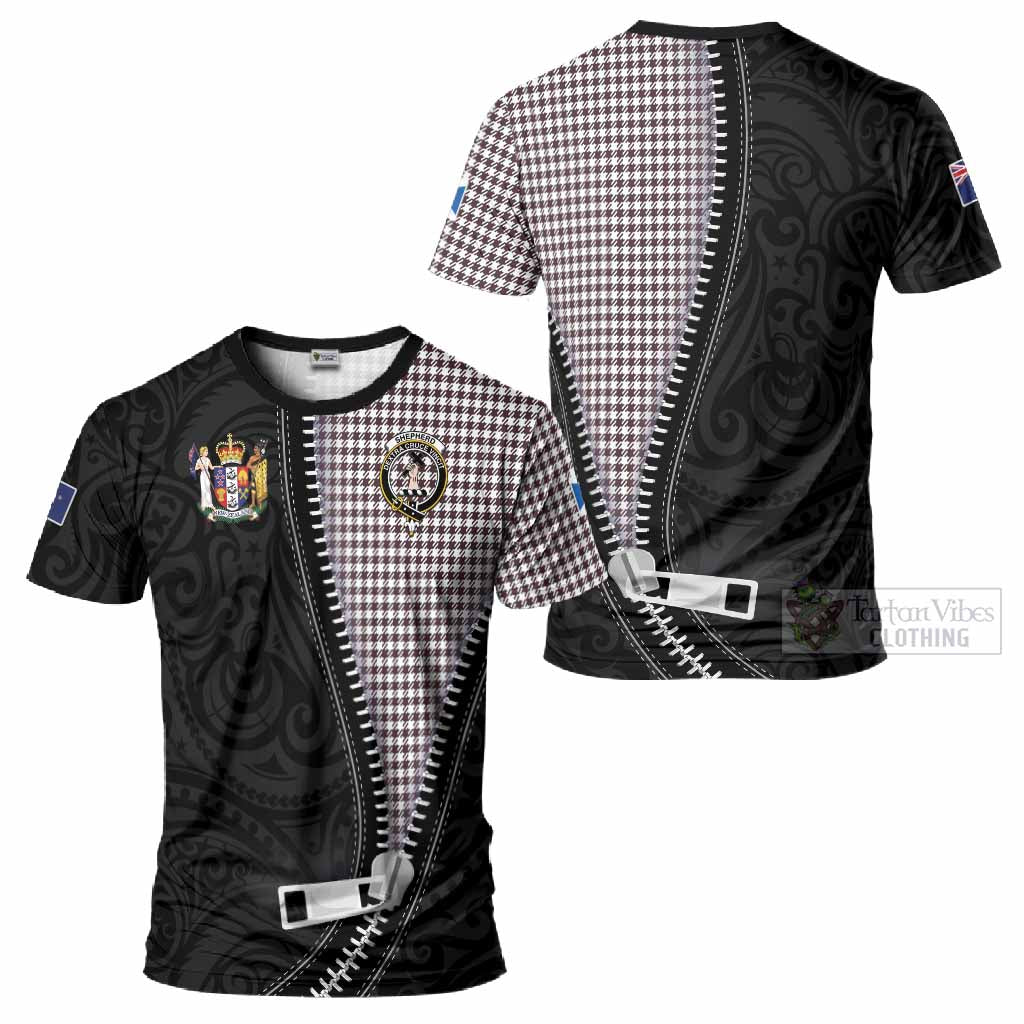 Shepherd Tartan T-Shirt New Zealand Pattern Unique Zipper Stylized