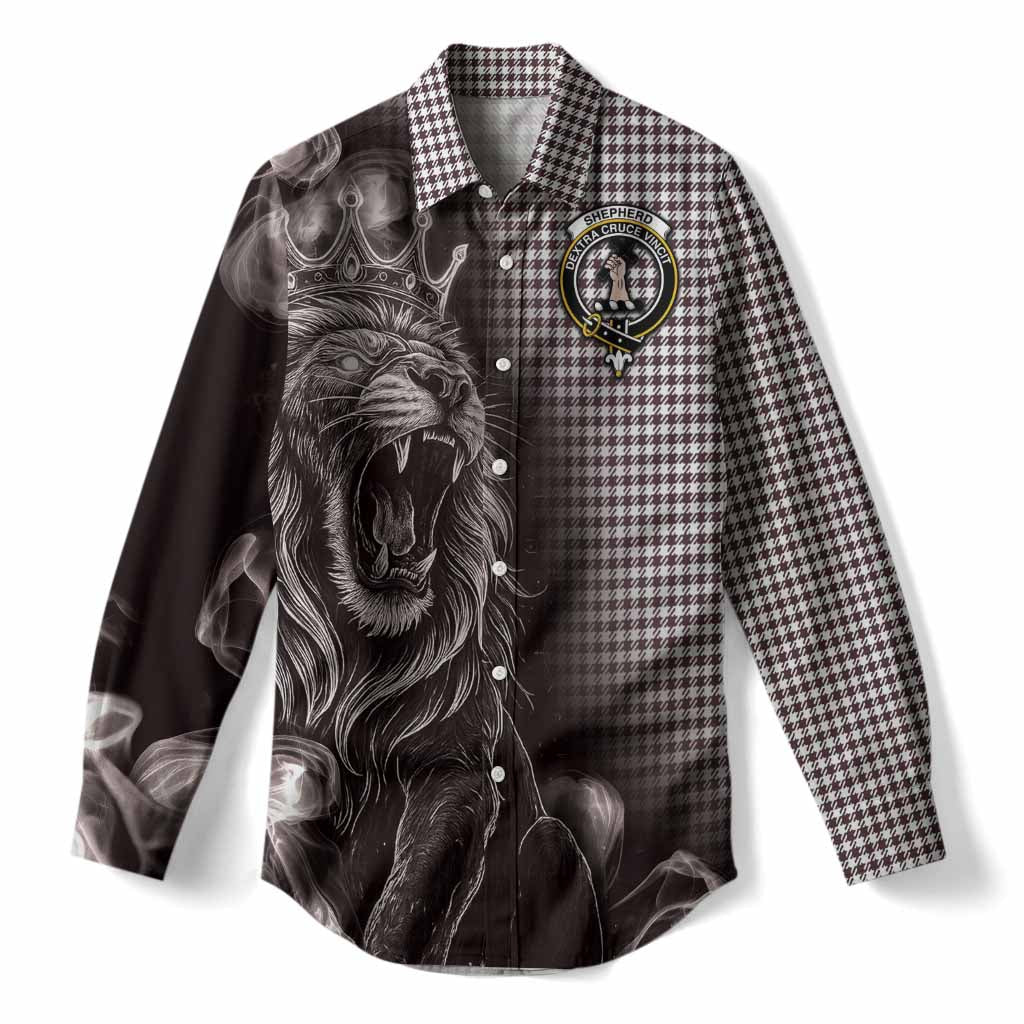 Shepherd Tartan Women Casual Shirt Roaring Lion Heritage