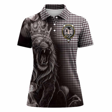 Shepherd Tartan Women Polo Shirt Roaring Lion Heritage