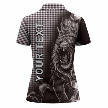 Shepherd Tartan Women Polo Shirt Roaring Lion Heritage
