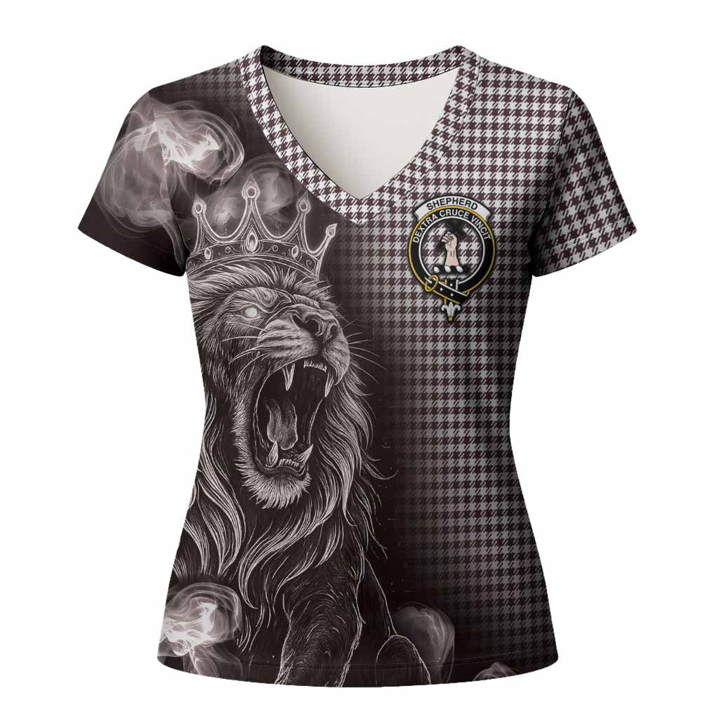 Shepherd Tartan Women T shirt Roaring Lion Heritage