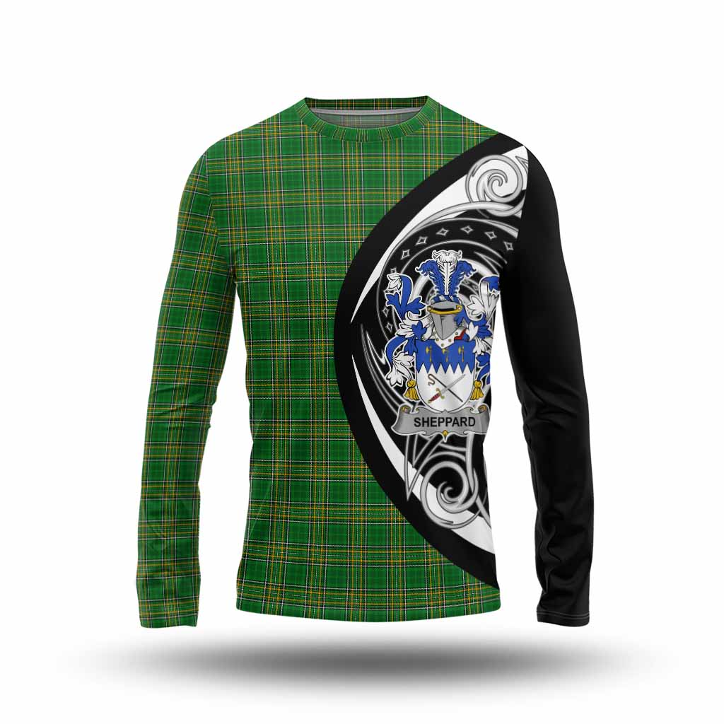 Sheppard Irish Clan Long Sleeve T-Shirt Celtic Circle Style Unisex - Tartan Vibes Clothing