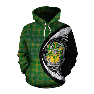 Sheridan Irish Clan Cotton Hoodie Celtic Circle Style