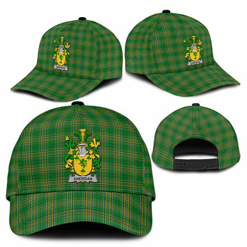 Sheridan Irish Clan Tartan Classic Cap with Coat of Arms