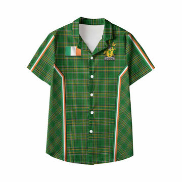 Sheridan Irish Clan Coat of Arm Tartan Kid Hawaiian Shirt Flag Style