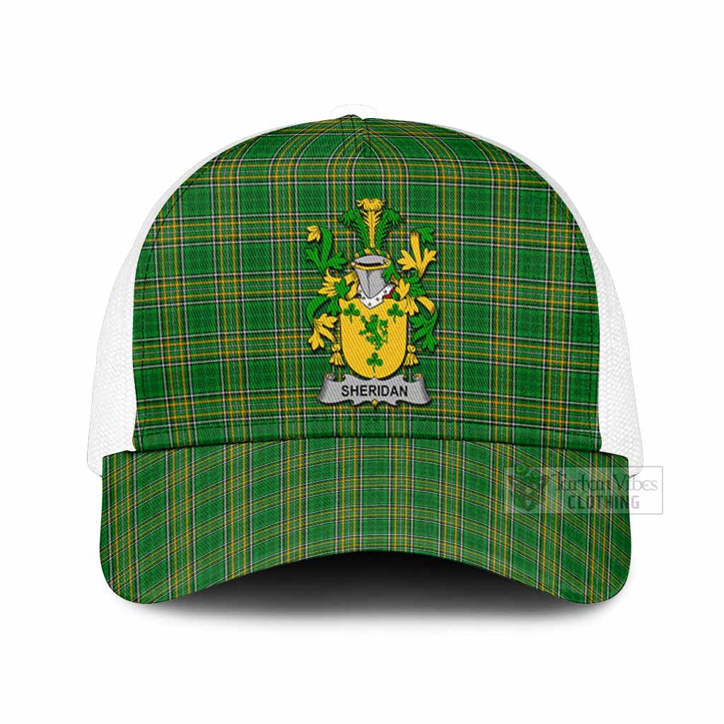 Sheridan Irish Coat of Arms Tartan Mesh Trucker Cap
