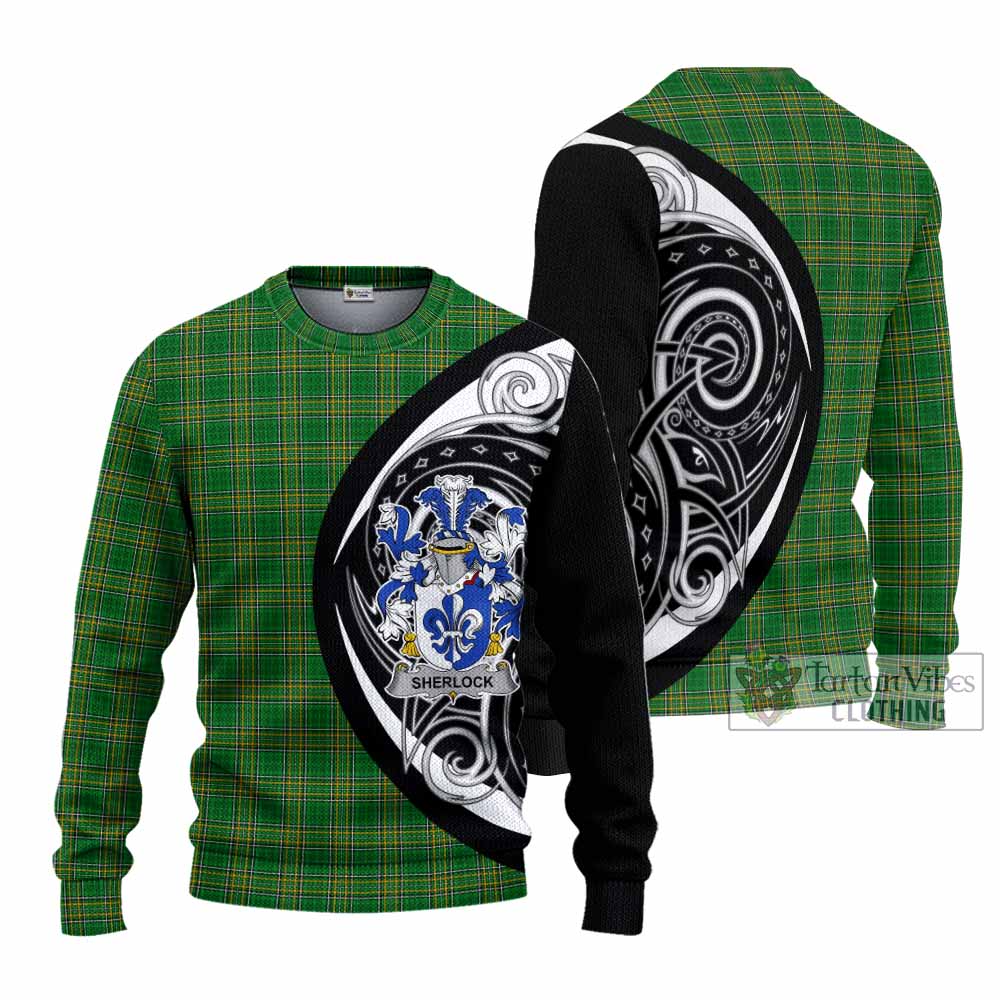 Tartan Vibes Clothing Sherlock Irish Clan Knitted Sweater Celtic Circle Style