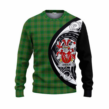 Tartan Vibes Clothing Shevlin Irish Clan Knitted Sweater Celtic Circle Style