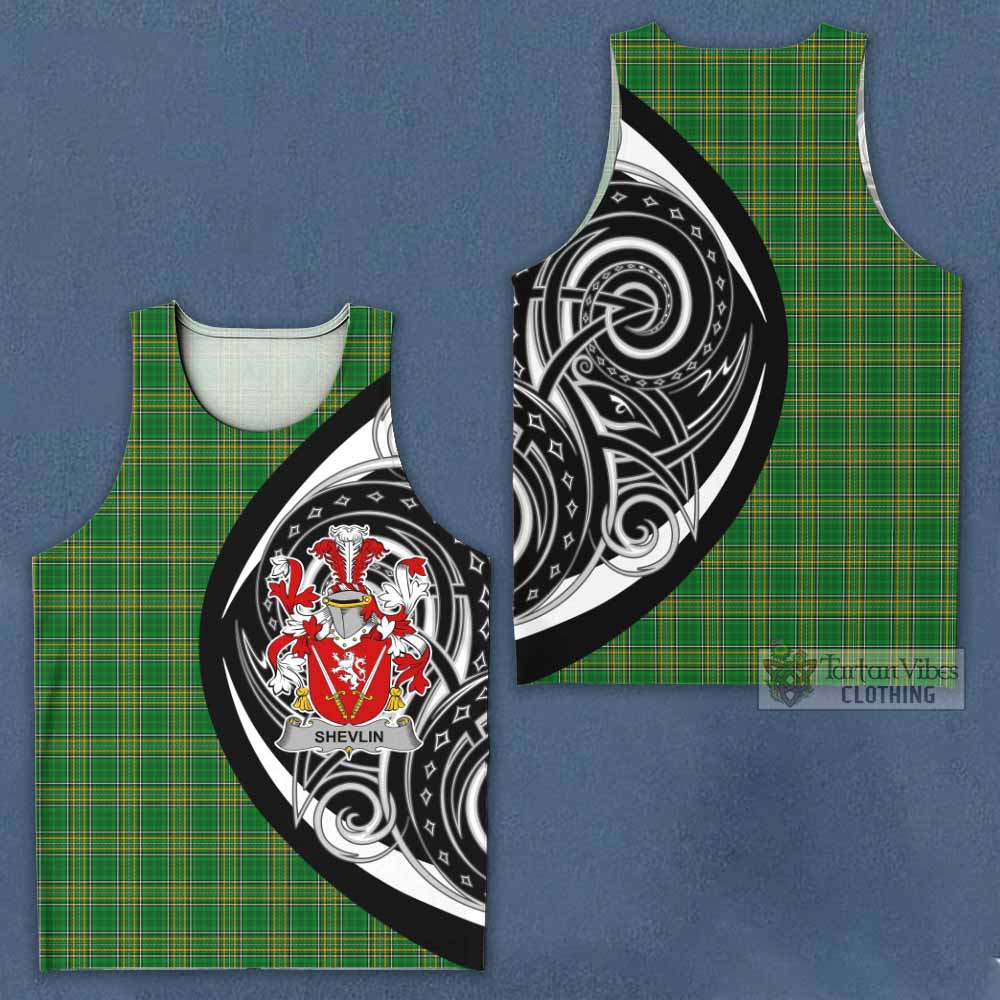 Tartan Vibes Clothing Shevlin Irish Clan Men's Tank Top Celtic Circle Style