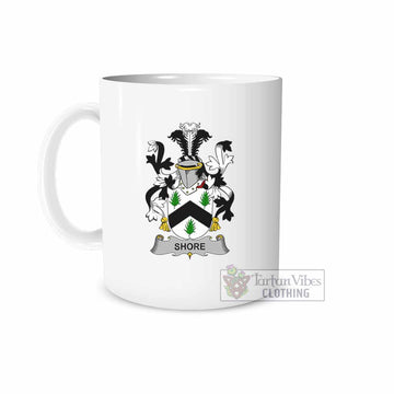 Shore Irish Clan Coat of Arms Ceramic Mug